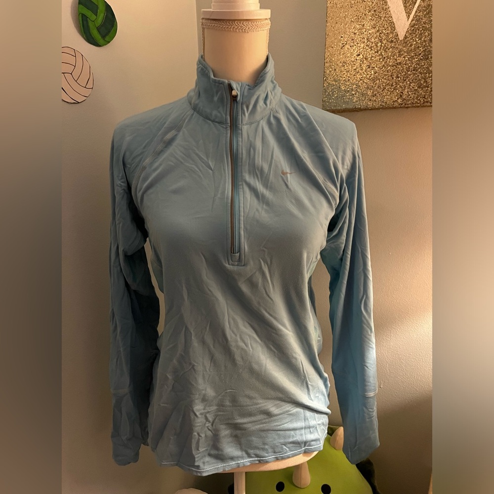 Nike light blue pullover